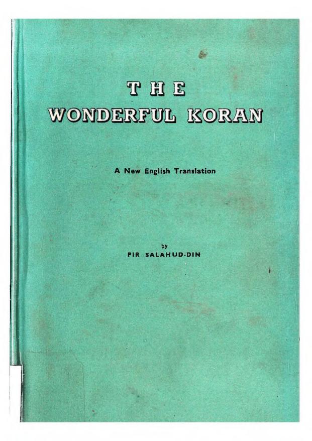 The Wonderful Koran – English translation by Pir Salahuddin